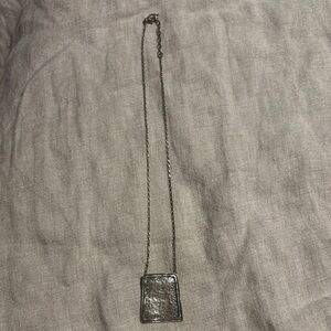 Shablool didae 925 sterling silver square pendant necklace